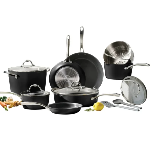 Tramontina Ceramic Non-Stick 12-piece Cookware Set, Pots & Pans with Utensils - Image 2