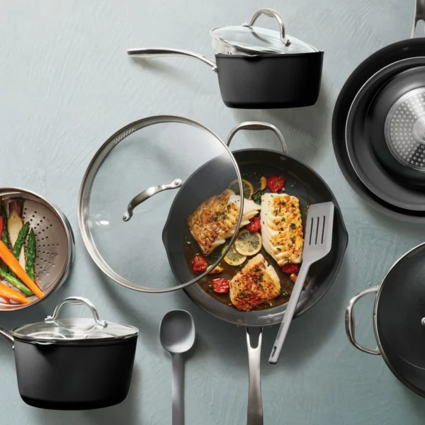 Tramontina Ceramic Non-Stick 12-piece Cookware Set, Pots & Pans with Utensils - Image 3