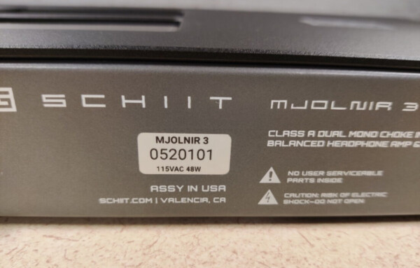 Schiit Mjolnir 3 Headphone Amp