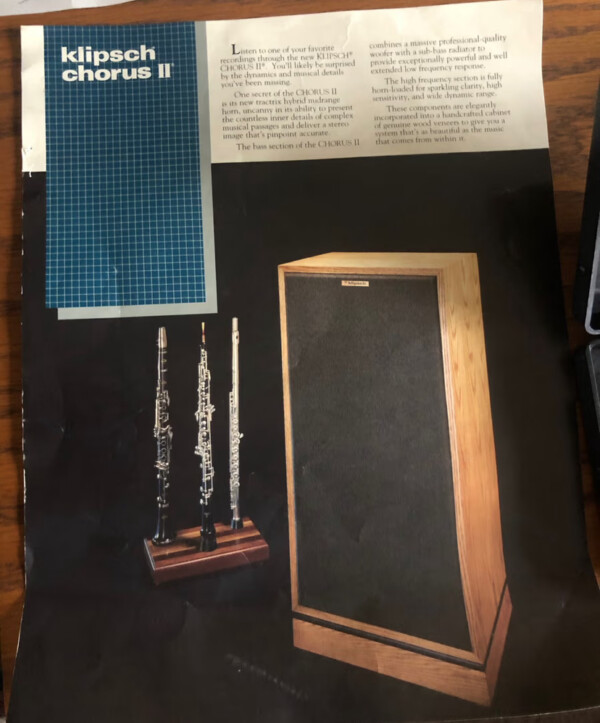 Klipsch Chorus II Vintage Floorstanding Speakers - Image 5